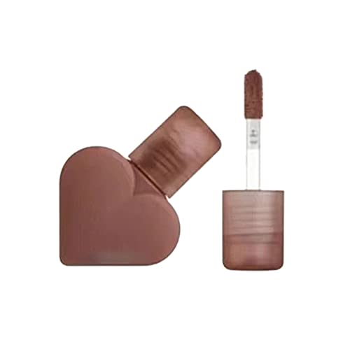 Xiahium Fab Face Makeup Stick Love Velvet Non Stick Cup za usne Glazura u obliku srca u obliku jastuka
