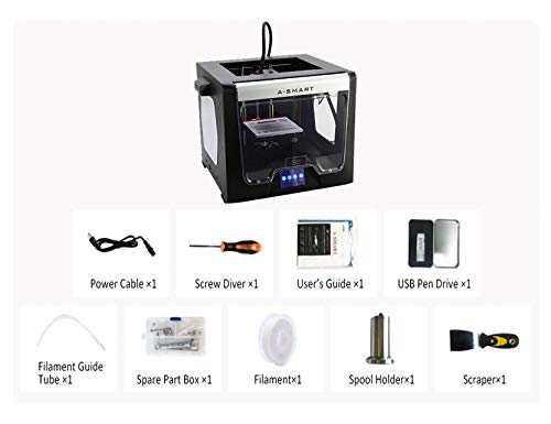 Junco Model A-Smart Stocktop 3D štampač, 3,5 inčni zaslon osjetljiv na dodir, WiFi, precizan štampanje sa ABS, PLA, TPU, fleksibilnom nitima, 5.9''x5.9''x5.9 ''