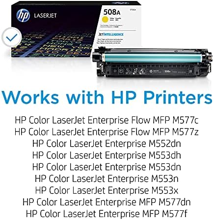 HP 508A žuti toner kaseta | Radi sa HP Color LaserJet Enterprise M552, M553, HP Color LaserJet Enterprise