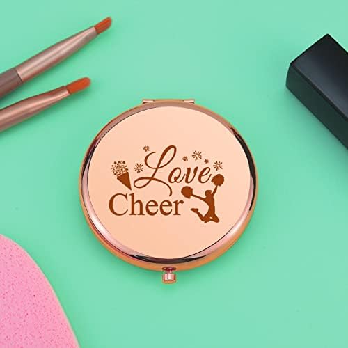 Cheer pokloni za djevojčice sestra Cheerleading poklon za žene kompaktan Makeup ogledalo za Cheer