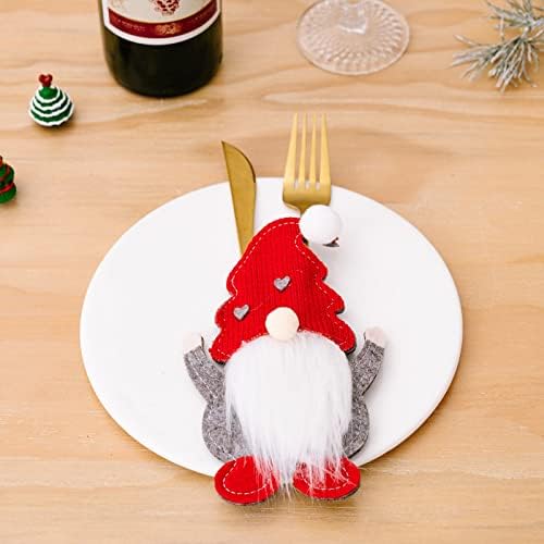 DBYLXMN Božić Mini viljuška pribor za jelo torba dekoracija Tabela dekor Set Za Party večera Event Horizon