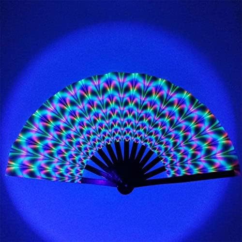 Prijenosni gradijent šareni UV fluorescentni sklopivi ručno rađeni plesni party ručni ukras karneval
