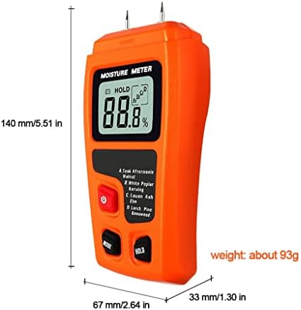 Moistur Eistur E mjerač vlažnosti ispitivač higrometer Tirber vlažni detektor gustoće tester gustine