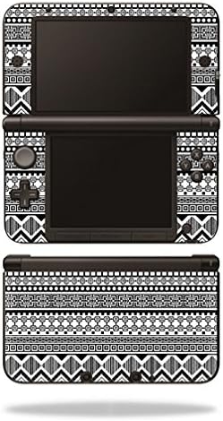 MightySkins koža kompatibilna s Nintendo 3DS XL-crni Aztec / zaštitni, izdržljivi i jedinstveni poklopac