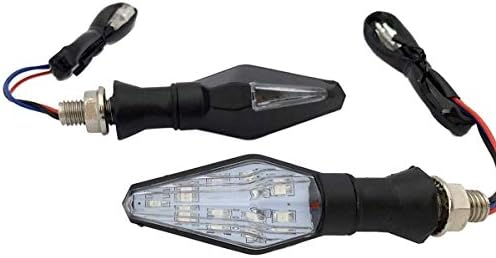 MotorToGo Crna sekvencijalna lampa Žmigavci svjetla LED Žmigavci Žmigavci indikatori kompatibilni