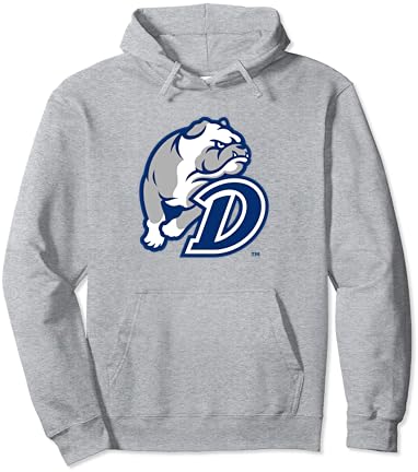 Drake Bulldogs Icon Logo Zvanično Licencirana Pulover Hoodie