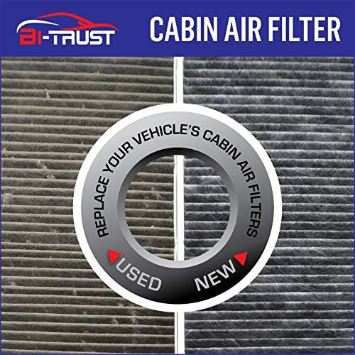 Bi-Trust kabinski zračni filter sa ugljičnim vlaknima, zamjena za Toyota Camry Corolla Highlander Prius4 Lexus
