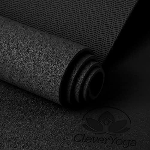 Pametna neklizajuća esencijalna prostirka za jogu | izuzetno debeli jastuk od 6,35 mm za zaštitu spojeva