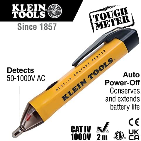 Klein Alati NCVT1P Tester za napon, ne-kontaktni napon detektor olovka i RT250 GFCI Tester za