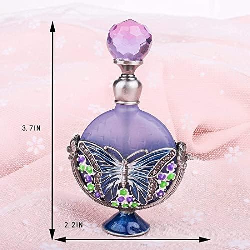 Yu feng plavi i ljubičasti leptir stakleni parfemski paket