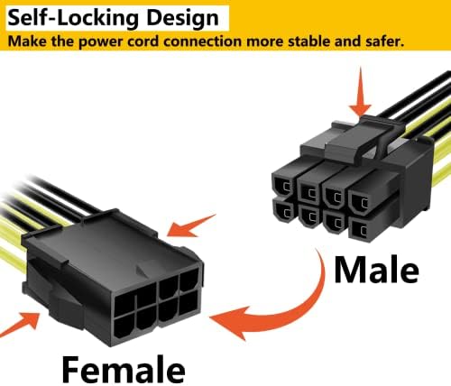 PCI - E 8-pinski ženski na dvostruki 8-pinski pinski muški PCI Express kabl 8-pinski Adapter za napajanje razdjelnik