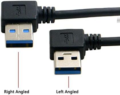 CABLECC USB 3.0 Tip muško 90 stupnjeva lijevo nagnuto za USB 3.0 TIP DESNI TREVENT KUĆE