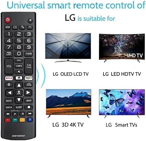 【Pakovanje 2】 Univerzalna zamjena za sve LG daljinski upravljač Smart TV OLED LCD LED HDTV 3D