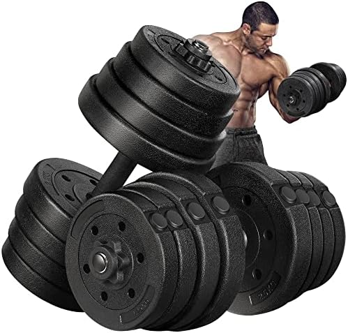 N / A podesivi Set težine bučica 30kg tegovi za fitnes bućice teretana snaga mišića vježba trening alat za