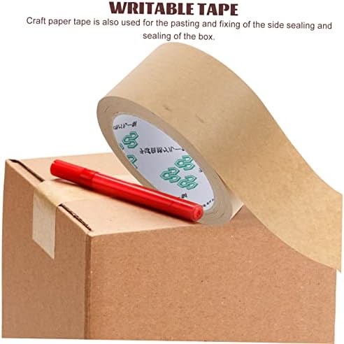 SewAcc 2pcs PAKOVANJE Ljepljiva kutija za papir kraft kutija smeđa traka kraft papirna traka za kaseta za pisanje