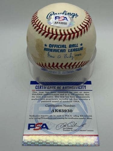 Ben Grieve 1998 Al Roy A potpisani autografa službenog OMLB bejzbol PSA DNK * 30 - autogramirani bejzbol