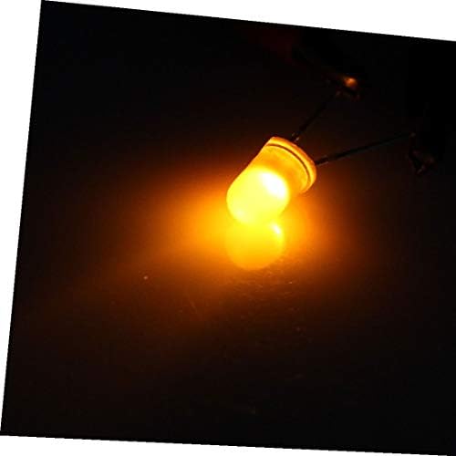 X-DREE 200kom 5mm difuzna LED sijalica koja emituje diodne lampe perle (200 unids 5mm Luz Amarilla Difundida