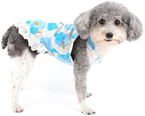 Ranphy Dog haljina za male pse Djevojka Puppy bez rukava kućni ljubimac sa slatkom cvjetnom simnom suknju Doggy