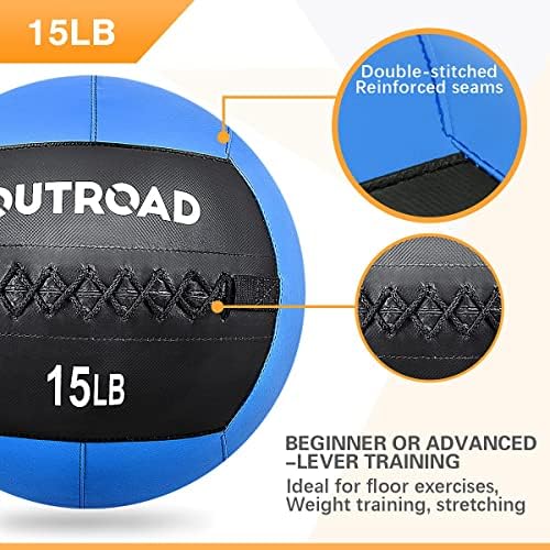 Outroad Wall Ball teksturirana Površinska Fitnes oprema za teretanu za vježbe snage i kondicije,
