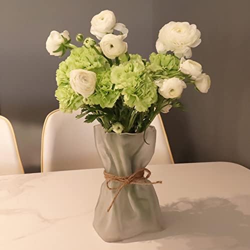 Kaitnax staklo Vase nepravilno u obliku cvijeta vaza umjetnost ukrasna cvijeta vaza za vjenčanje, trpezariju,
