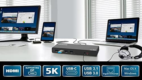 Diamond Multimedia USB-C / USB 3.0 / TB3 / 4, dual 4k DP / HDMI priključna stanica sa isporukom napajanja