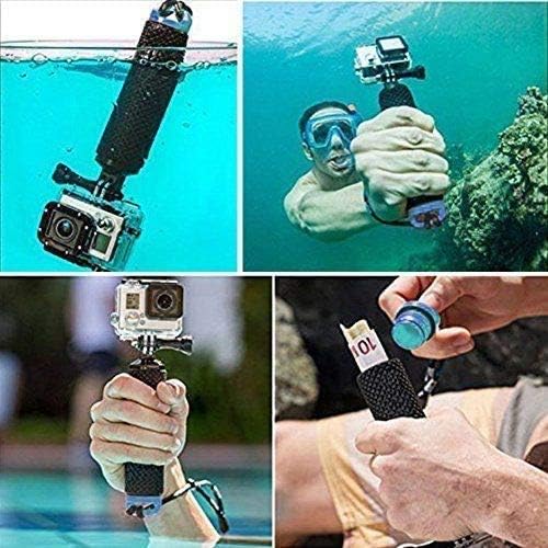 Navitech plutajuća ručka nosača nosača za rukovanje - kompatibilan sa GOPRO Hero7 4K digitalnom akcijskom kamerom