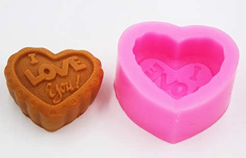 Srčana ljubav silikonska sapuna kalup 3D ručno rađena sapuna za obnavljanje Longžang S524