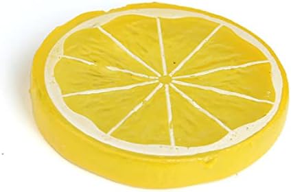 Mini simulacije žuti limunski kriški plastični lažni umjetni model voća-20pcs