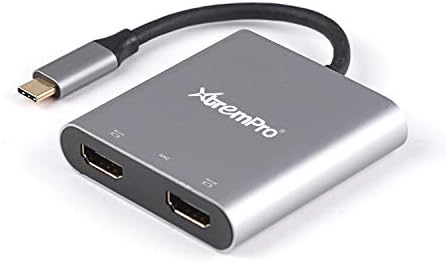 Xtrempro UC-2hmmst, USB tip-c Dual HDMI adapter [podržava do dva monitora 4K 30Hz, kompatibilna sa samo