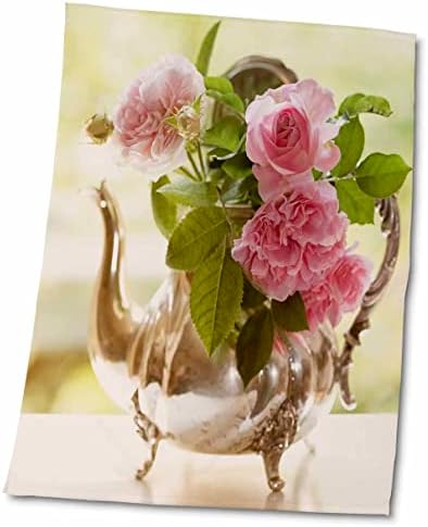 3Droza UTA Naumann FOTOGRAFIJA Cvijeće - ružičaste vintage ruže i dalje život - ručnici