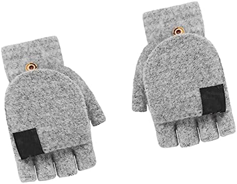 USB grijane rukavice za muškarce i žene pletene vunene rukavice grijane rukavice bez prsta s poklopcem