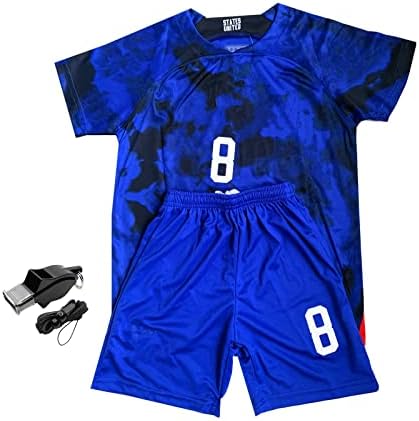 Dječji nogometni dres Big Boys Football majica Kratki mladi uniforme za Usafans Jerseys Boys Youths