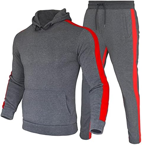 Fleece TrackSuit Muškarci, muški casual atletske odjeće dukseri za hlađenje Jogging odijela 2 kom