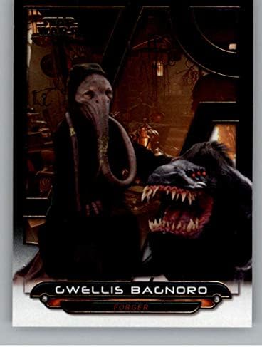 2018 TOPPS Star Wars Galaktičke datoteke TFA-35 Gwellis Bagnoro Force budi službenu karticu za