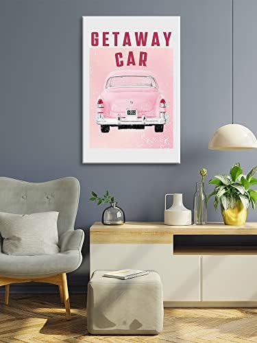Taylor Getaway Car Poster Wall Art Pink car Poster Vintage soba estetika platno Print home