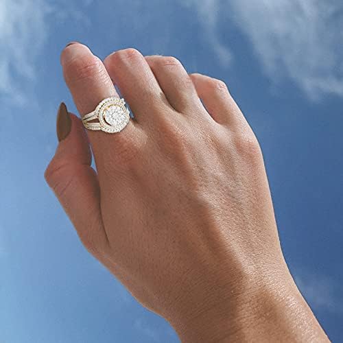 2023 Nove dame circon poklon zabava 511 modni klipni prsten za svadbeni prsten u obliku prstenastog
