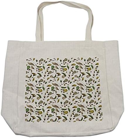 Ambesonne cvjetna torba za kupovinu, zemljani tonovi Bouquet ljepota jesenska priroda šumske latice,