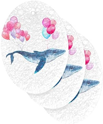 Alaza akvarel plavi kitov zrak balon Prirodne spužve Kuhinjski celulozni spužva za jela Perilica