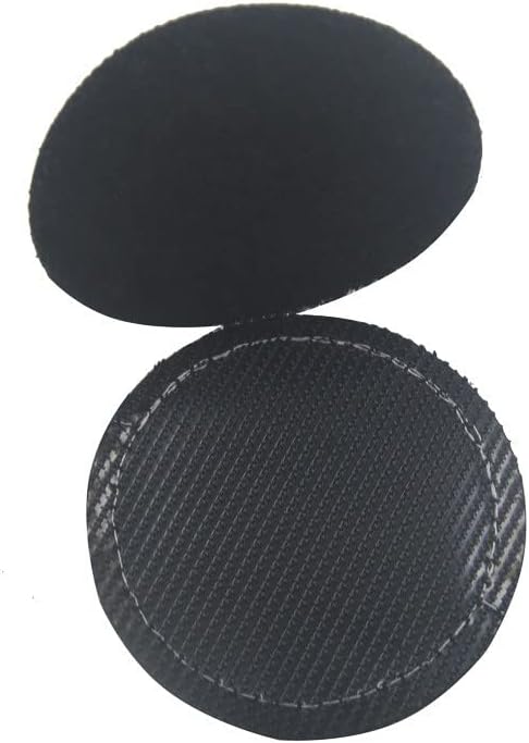 McCmsy 7pcs Patch, okrugli crno-bijeli izveli patch trokut s lubanjem Velcro za DIY kostim, traperice, jakne,
