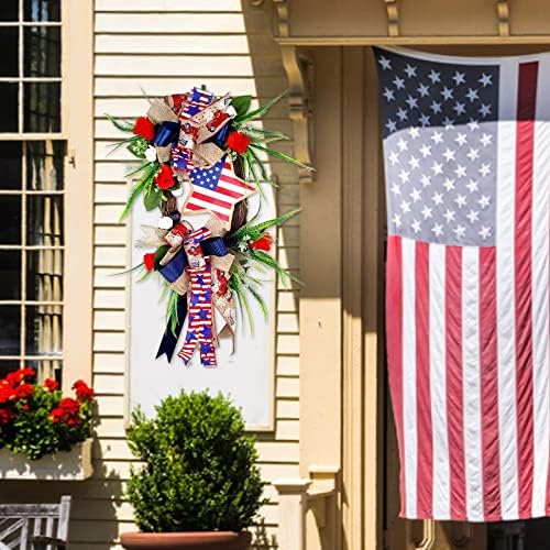 Star Patriots Garland Dressing Carland Dekorativni strastveni kreativni patriotski vijenac je fini umjetnički