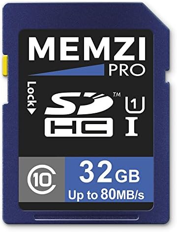 MEMZI PRO 32GB Klasa 10 80MB/s SDHC memorijska kartica za Panasonic Lumix DC-GH5, DC-GH5L, DC-GH5M,