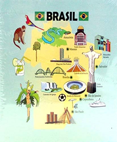 Svijet pucačem Brazil reljefnog foto albuma 100 fotografija / 4x6