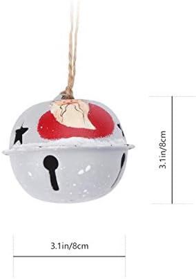 Aboofan 1pc Božićno drvsko dekor Bell u obliku viseći privjesak za zabavu Dekorativni privjesak
