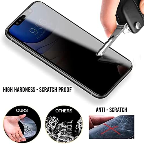 cubaco iPhone 11 / XS zaštitnik ekrana / 3 paketa premium H9 Temper glass, jednostavna instalacija i set za postavljanje
