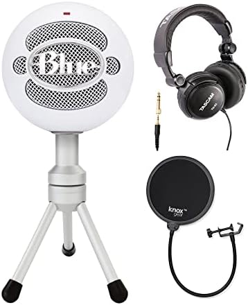 Plavi Mikrofoni Snowball Ice mikrofon sa Knox Pop filterom & amp; Studio slušalice