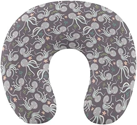 Podvodni ocean hobotnica jastuk u obliku pjene u obliku memorijske pjene putni jastuk za glavu za žene muškarci